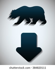 Stock exchange icon design 
