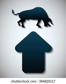 Stock exchange icon design 