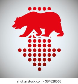 Stock exchange icon design 