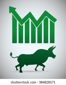 Stock exchange icon design 