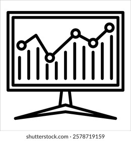 Stock Exchange Icon Element For Design