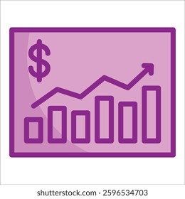 Stock Exchange Icon Element For Design