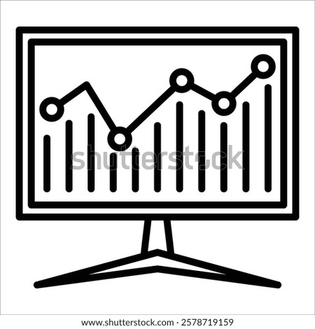 Stock Exchange Icon Element For Design
