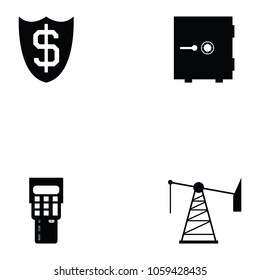 stock exchange icon set