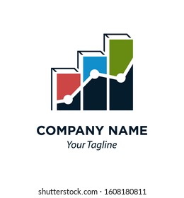 Stock Exchange Icon Vector Logo Template, EPS 10.