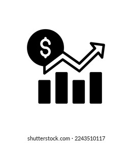 Icono de Bolsa en vector. Logotipo