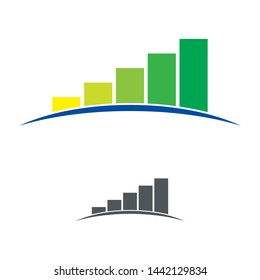 Stock Exchange Logo Vector EPS 10 Illustration Template 