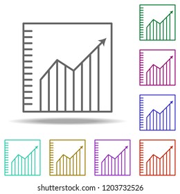 stock exchange outline icon. Elements of Banking & Finance in multi color style icons. Simple icon for websites, web design, mobile app, info graphics
