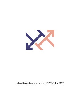 Stock exchange vector logo