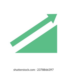 stock forex arrow graph going up green arrow profit progress business finance graph