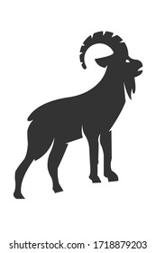 stock goat logo vector design
