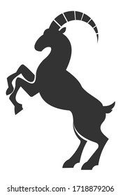 diseño vectorial del logotipo de la cabra