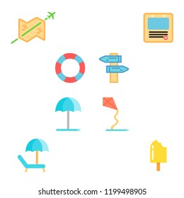 Stock Holiday Or Traveling icon For web, icon, mobile, design, Box, etc