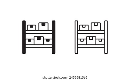 Stock icon design with white background stock illustration