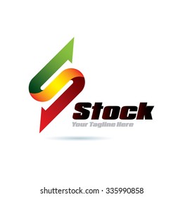 Stock Icon Logo Element