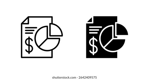 Conjunto de iconos de acciones con gráficos y documentos para operaciones, análisis y Carteras de mercado
