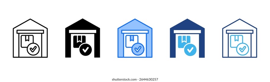 Stocksymbol-Set - Sammlung mit mehreren Stilen