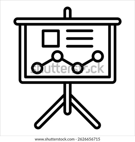 Stock Icon. Simple Vector Outline Illustration
