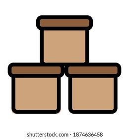 Stock icon vector illustration in filled line style for any projects, use for website mobile app presentation