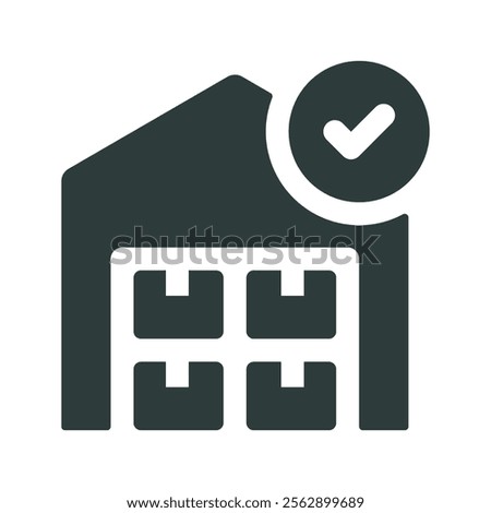 stock icon vector illustration. Simple fill style	 
