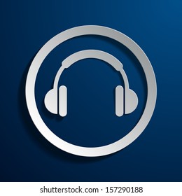 Stock icons headphones
