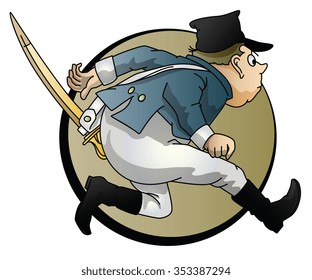 Stock illustration. Ancient warrior. Identity design for brand, heraldic, fashion and etc