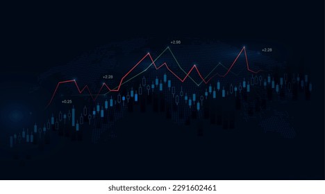 stock illustration background image with business plan and strategy concept finance and investment