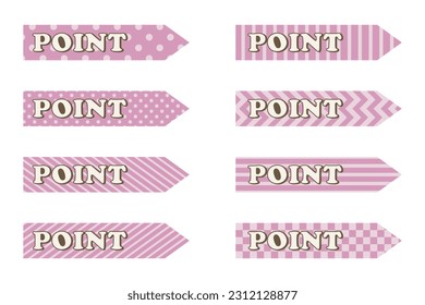 Stock Illustration: Check, point, attention, recommendation, notice, confirmation, important, main point, attention, important, important, pointing