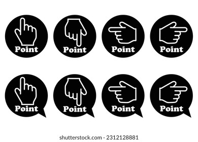 Stock Illustration: Check, point, attention, recommendation, notice, confirmation, important, main point, attention, important, important, pointing