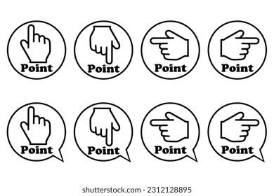 Stock Illustration: Check, point, attention, recommendation, notice, confirmation, important, main point, attention, important, important, pointing