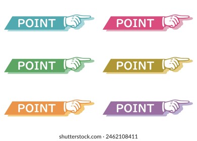 Stock Illustration: Check, point, attention, recommendation, notice, confirmation, important, main point, attention, important, important, pointing