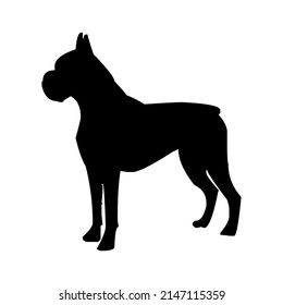 Stock illustration dog vector silhouette