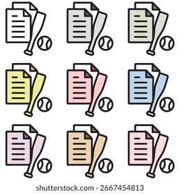 Conjunto de Ícones da Ilustração de Ações : Verificar, ponto, atenção, recomendação, aviso, confirmação, importante, ponto principal, atenção, importante, importante, apontando