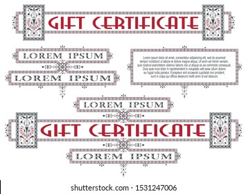 Stock illustration. Vector template flyer, invitations or greeting cards