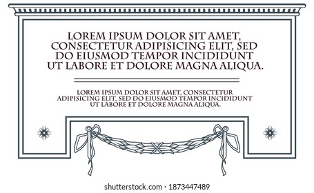 Stock illustration. Vector template flyer, invitations or greeting cards. 