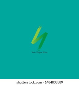 STOCK LOGO ABSTRACT INITIAL VECTOR