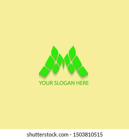 STOCK LOGO ABSTRACT VECTOR - LETTER M