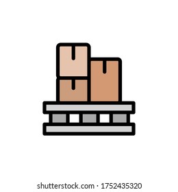 Stock, manufacturing icon. Simple color with outline vector elements of production icons for ui and ux, website or mobile application