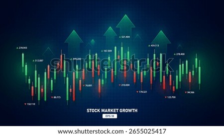 stock market analysis graph Technology concept, marketing, finance, business on laptop. Business candle stick graph chart of stock market investment trading, Bullish point, Bearish point. trend of gra