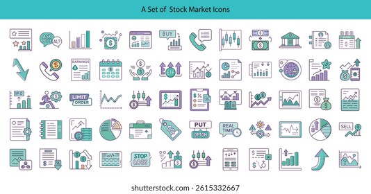 Stock Market Analysis Icon Pack