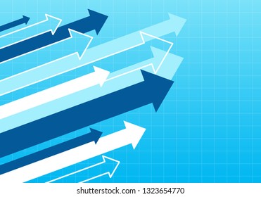 Stock market arrow