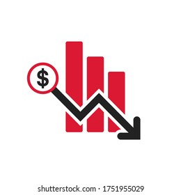 stock market clipart images stock photos vectors shutterstock https www shutterstock com image vector stock market arrow bar graph icon 1751955029