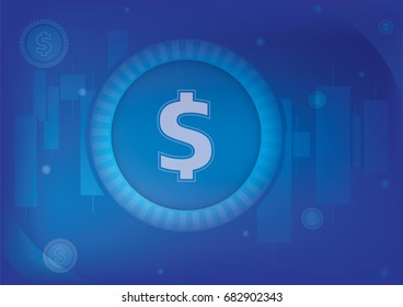 Stock market background.