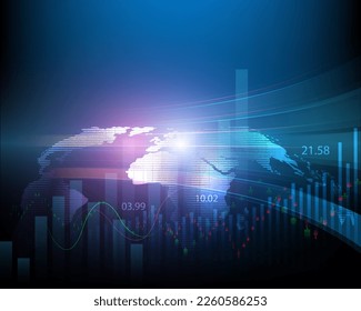 Stock market. business background. money transfer