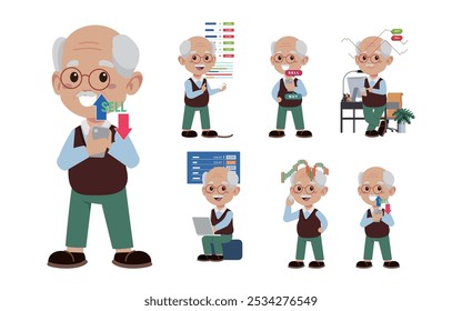 Stock market concept with people