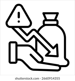 Elemento De Ícone De Travamento De Mercado De Ações Para Design