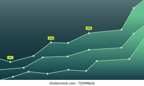 Stock market diagram