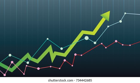 Stock market diagram