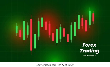 Stock market up down trading graph background for economic growth