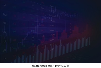 stock market exchange or forex exchange background investment, vector illustration.
